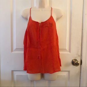 Orange tank top